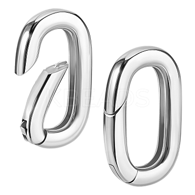 925 Sterling Silver Spring Gate Rings STER-WH0015-04S-A-1