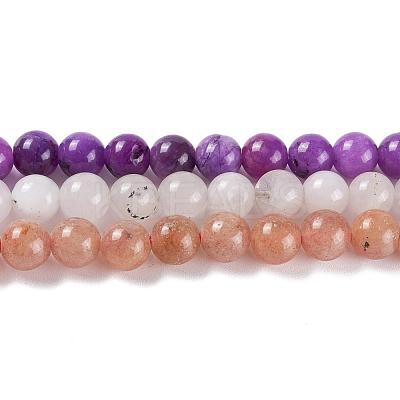Natural Gemstone Beads Strands G-F591-03M-6mm-1