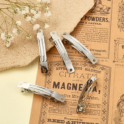 Iron Hair Barrette Fingdings IFIN-S289-51mm-1