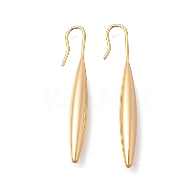 Brass Stick Dangle Earrings for Women EJEW-A154-01B-G-1