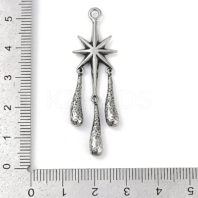 316 Surgical Stainless Steel Big Pendants X-STAS-G349-16AS-1