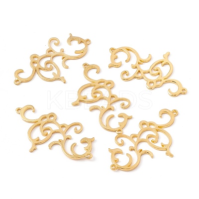 Antique Style Auspicious Clouds Alloy Connector Charms FIND-G016-03G-1