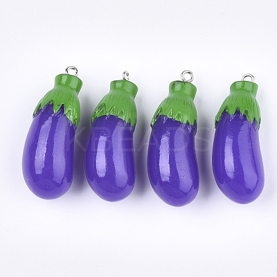 Resin Pendants X-RESI-T028-41-1