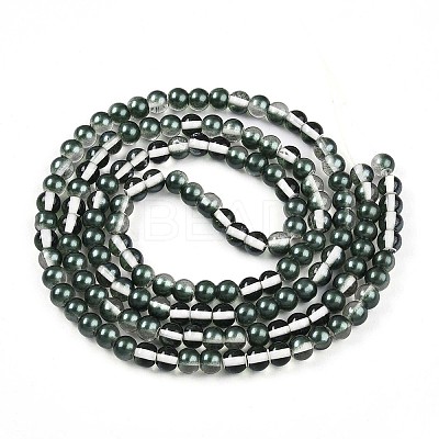 Baking Paint Transparent Glass Beads X1-DGLA-N011-6mm-07-1