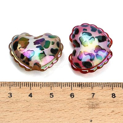 Plating Acrylic European Beads AC-CBA49BC-01-1