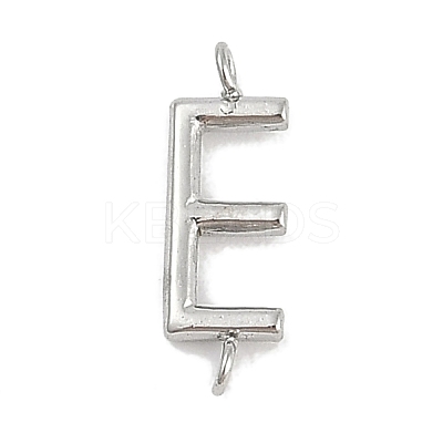 304 Stainless Steel Letter Connector Charms STAS-M108-01P-05-1
