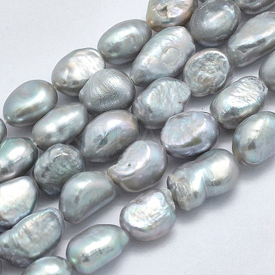 Natural Cultured Freshwater Pearl Beads Strands PEAR-K003-17-1
