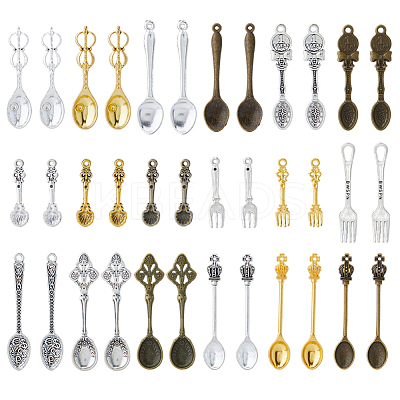 36pcs 18 styles Alloy Pendants FIND-DC0005-94-1