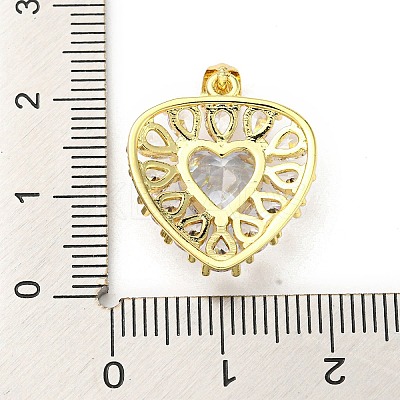Brass with Cubic Zirconia Pendants FIND-Z023-01D-1
