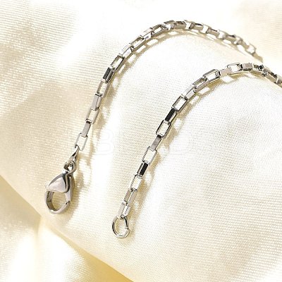 Tarnish Resistant 316 Surgical Stainless Steel Box Chain Bracelets LS-X-BJEW-JB01865-1
