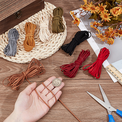 48M 8 Colors Flat Suede Cord WCOR-PH0001-04-1