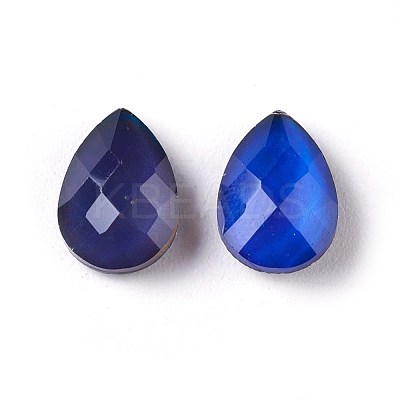 Faceted Glass Cabochons GLAA-E411-04-1