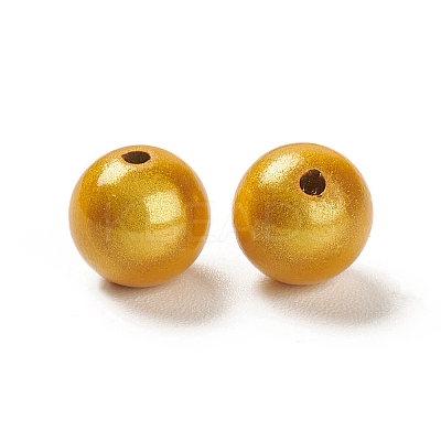 Spray Painted Acrylic Beads MACR-Q154-01C-1