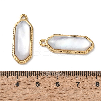 Natural Freshwater Shell Pendants SA-CBA11D7-20A-G-1