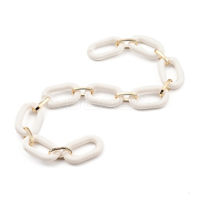 Handmade Acrylic Cable Chains AJEW-JB00713-05-1