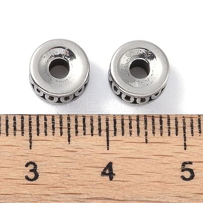 316 Surgical Stainless Steel Spacer Beads LS-STAS-P362-18AS-1