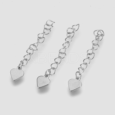 Tarnish Resistant 304 Stainless Steel Chain Extender X-STAS-I088-O-01P-1