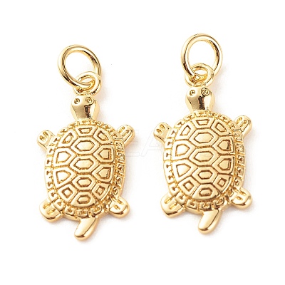 Brass Micro Pave Clear Cubic Zirconia Pendants LS-ZIRC-P094-14G-RS-1