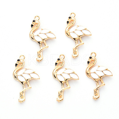 Alloy Enamel Pendants ENAM-R059-04A-RS-1