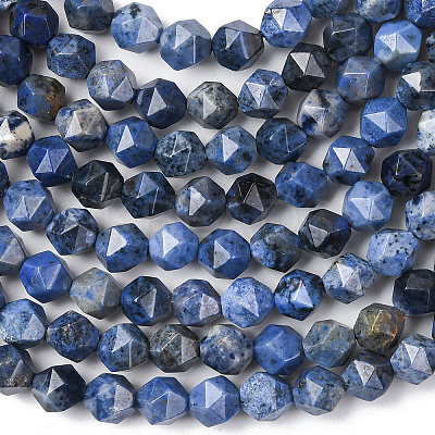 Natural Dumortierite Quartz Beads Strands G-F523-17-6mm-1