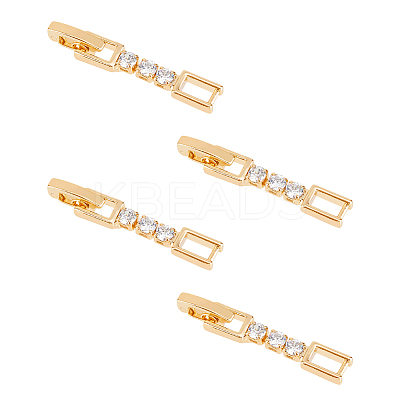 4Pcs Brass Extender Chain FIND-FH0009-25B-1