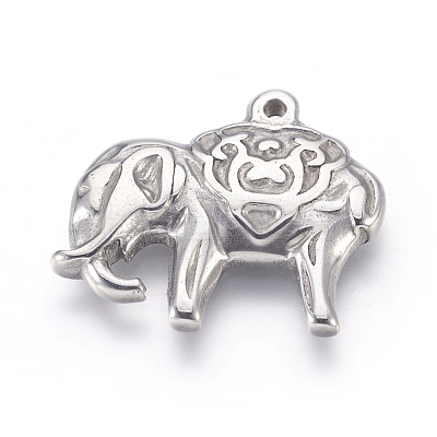 Tarnish Resistant 304 Stainless Steel Pendants STAS-L212-014-1