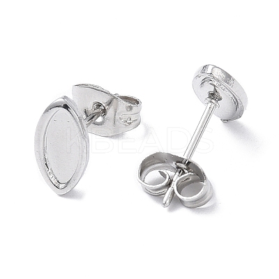 Non-Tarnish 304 Stainless Steel Stud Earring Finding EJEW-I285-02P-1