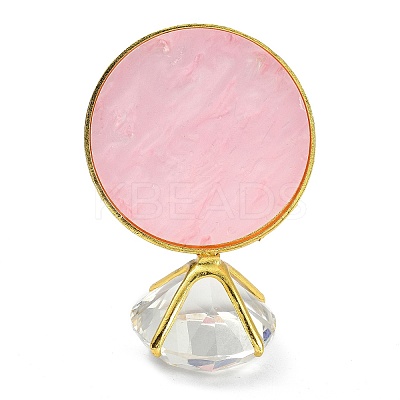 Resin Nail Art Palettes with Diamond Base Nail Mixing Palette Polish Color Mixing Plate Nail Holder ODIS-XCP0001-11-1