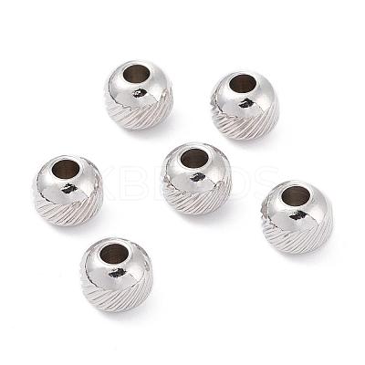 Tarnish Resistant 201 Stainless Steel Beads STAS-G133-02P-1