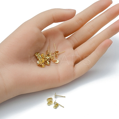 20Pcs 304 Stainless Steel Stud Earring Findings STAS-YW0001-42E-1