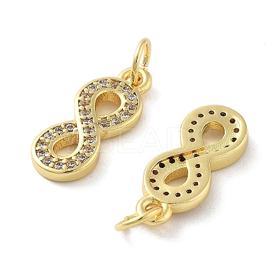 Brass Micro Pave Cubic Zirconia Pendants LS-KK-C092-10G-1