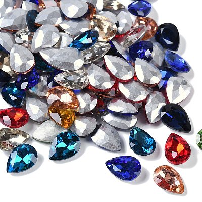 Glass Pointed Back Rhinestone RGLA-Q001-M-1