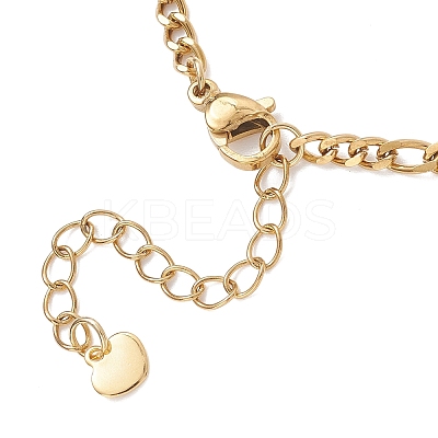 3MM 304 Stainless Steel Figaro Chain Necklace Making AJEW-JB01465-01-1