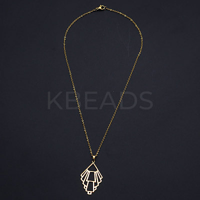 201 Stainless Steel Pendant Necklaces LS-NJEW-S105-JN609-45-2-1