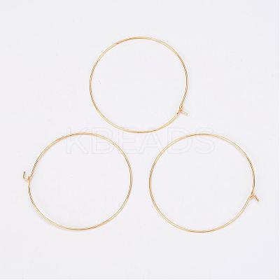 Brass Wine Glass Charm Rings EC067-6NFG-1