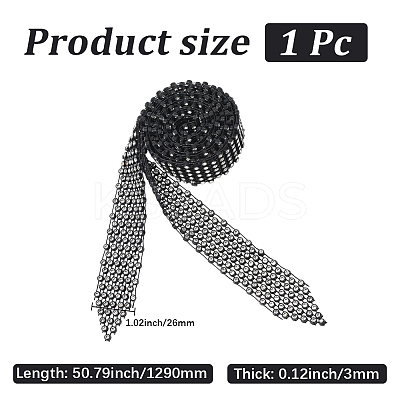 Alloy Crystal Rhinestone Ties AJEW-WH20006-208A-1