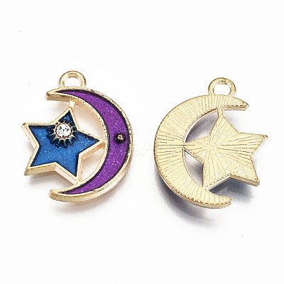 Alloy Enamel Pendants LS-X-ENAM-S126-007-RS-1