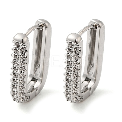 Tarnish Resistant 304 Stainless Steel Hoop Earring Findings STAS-G317-07P-1