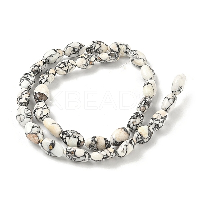Dyed Synthetic Turquoise Beads Strands G-M448-B01-01-1