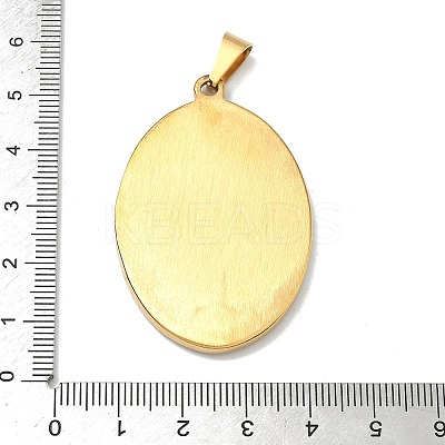 Religion Theme 304 Stainless Steel Pendants STAS-F336-06A-G-1