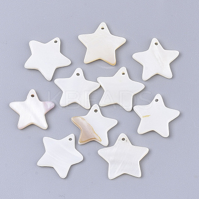 Freshwater Shell Pendants LS-SHEL-S276-60C-1