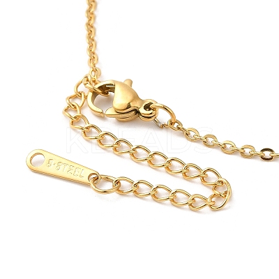 304 Stainless Steel Pendant Necklaces NJEW-P283-03G-1