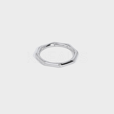 304 Stainless Steel Bamboo Joint Ring GY8845-17-1