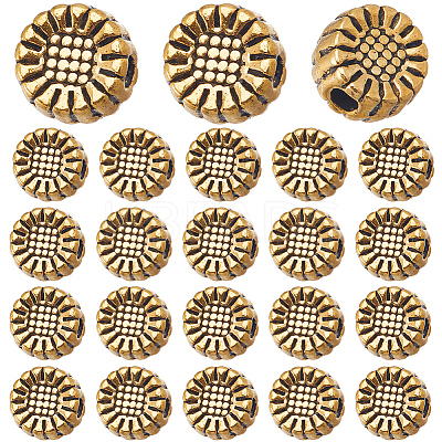 200Pcs Tibetan Style Alloy Beads PALLOY-SC0004-20AG-1