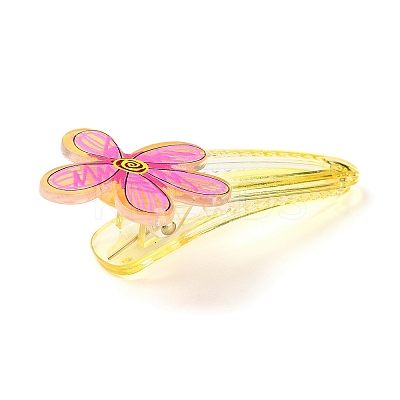 Flower Acrylic Alligator Hair Clips LS-OHAR-H002-01A-1
