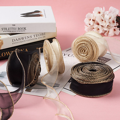 2 Cards 2 Style Organza Ribbon OCOR-YS0001-08B-1