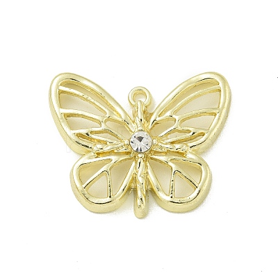 Alloy Rhinestone Pendants ENAM-I060-16G-1