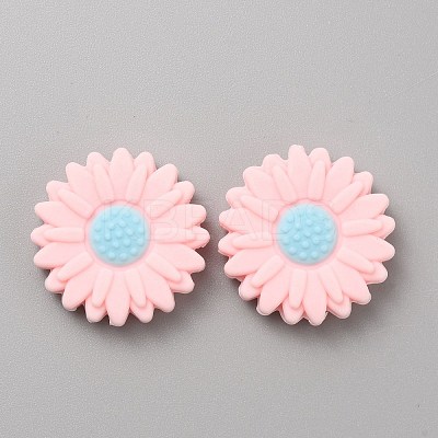 Daisy Food Grade Eco-Friendly Silicone Beads Set SIL-WH0008-49D-1