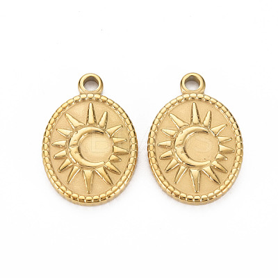 Ion Plating(IP) 304 Stainless Steel Pendants X-STAS-N097-121LG-NR-1