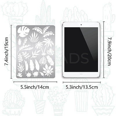 Stainless Steel Metal Cutting Dies Stencils DIY-WH0289-087-1